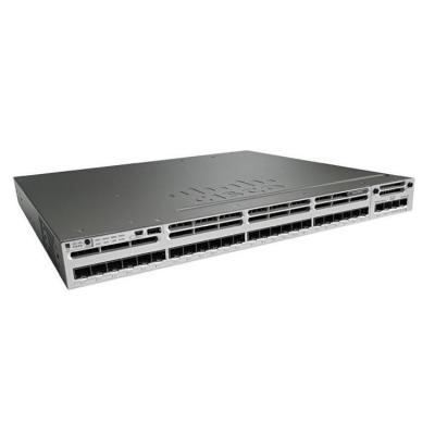 China WS-C3850-24S-S Gigabit Ethernet Network Switch Cisco Catalyst 3850 24 Port GE SFP for sale