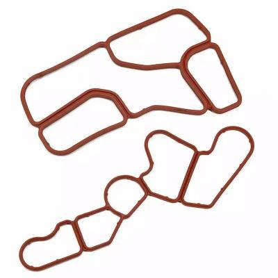 China Plastic Parts Oil Filter Housing Gasket Cooler Seals For Mercedes-Benz M272 M273 W221W212 W164 W251 W463 OE A2721840080 A2721840280 for sale