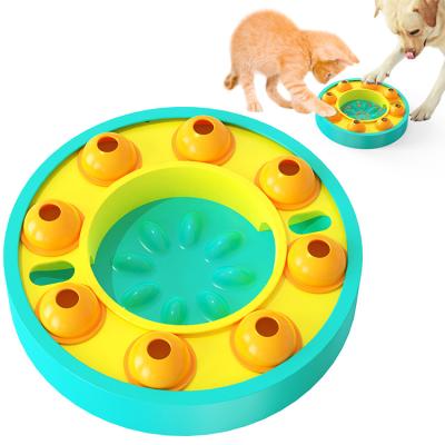 China Viable Luxury Dog Toys Dog Game Puzzle Food Dispenser Slow Eating Feeder Pet Bowls for sale