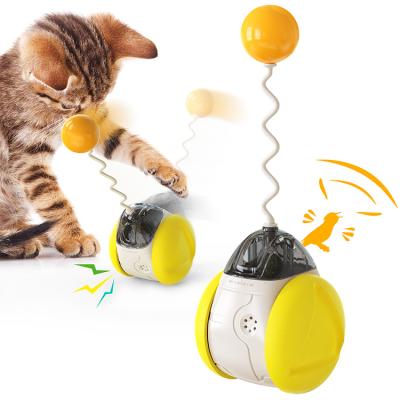 China Viable Pet Supplies Funny Interactive Tumbler Cat Toy Ball With Catnip Ball For Cats Indoor Play for sale