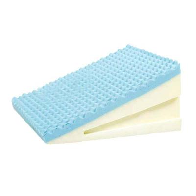 China Orthopedic Massage Gel Memory Foam Wedge Pillow With Removable And Washable Cover for sale