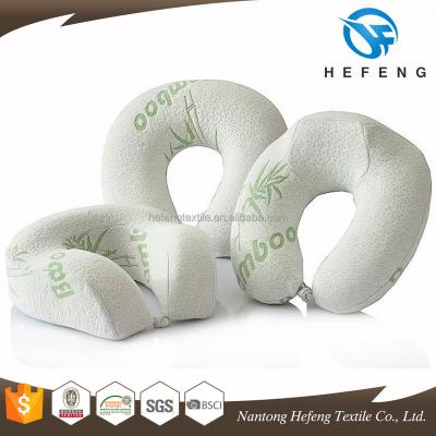 China Bamboo Anti-Apnea Memory Foam Travel And Neck Pillow for sale