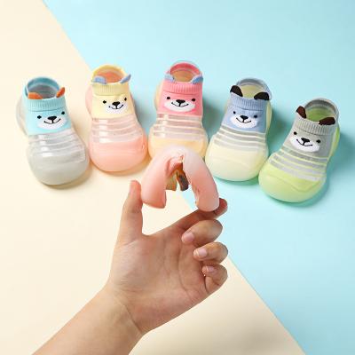 China New Fashion QUICK DRY Cute Baby Bumps Rubber Soles Baby Toddler Bumps Anti Slip Shoes Kids Indoor Animal Design for sale