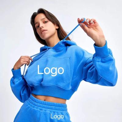 China High Quality Women Tracksuit Sweatshirt Low Moq Custom Cotton QUICK DRY 2 Pieces Wholesale Price for sale