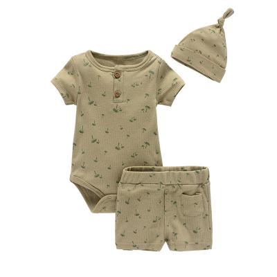 China Zhejiang Zhili cool regeneration cotton breathable custom simple warm baby fabric small and children summer comfortable knitting set baby for sale