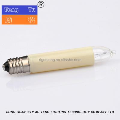 China Germany Hot Sale T11 Tungsten Filament Candle Christmas Bulb 11*65mm for sale