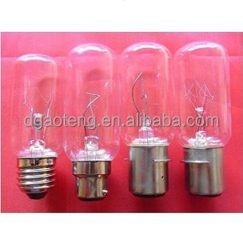 China High Quality Copper Boat And Nickel Plating T38 Marine Tubular Clear Glass P28S Navigation Light Bulb for sale