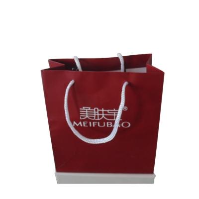 China paper bag impact resistance paper beautiful shopping bag food packaging paper bag for sale