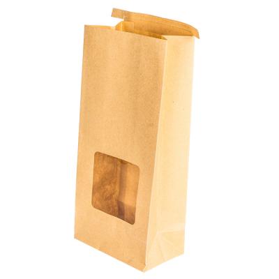 China Custom Decorative Colorful Brown Take Out Package Design Togo Lunch Sandwich Paper Bags for sale