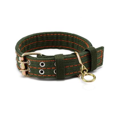 China Pet Products 2021 Stocked Heavy Duty Nylon Dog Collar for sale