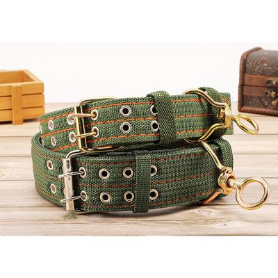 China China Designer Inspired Pets Cowboy Pet Jewelry Denim Buckle Cloth Stocked Dog Neck Collars for sale