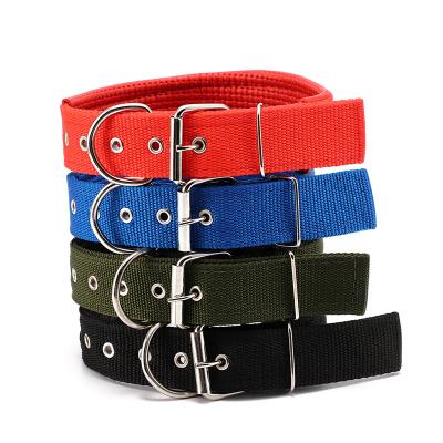 China Factory Stocked Producing Dog Collar Safety Training Canvas Pet Collar No Buckle With Customization Options for sale