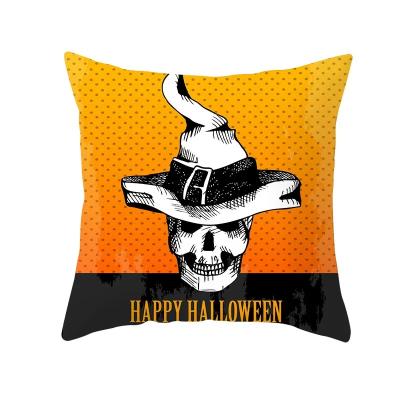 China Halloween Beauty Various Patterns Velvet Cushion Cover Anti-static Simple Digital Printed Inserts for sale