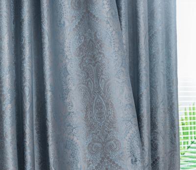 China Hot Selling Luxury Blackout Jacquard Blackout Curtains For Living Room Window Curtain for sale