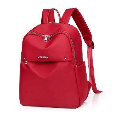 China New Fashion Trend Anti-theft Ladies Backpack Multi Zipper Foldable Waterproof Women Backpack for sale