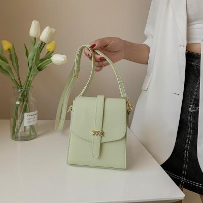 China High quality factory wholesale price durable waterproof PU shoulder bag ladies shoulder bag single leather messenger bag for women for sale