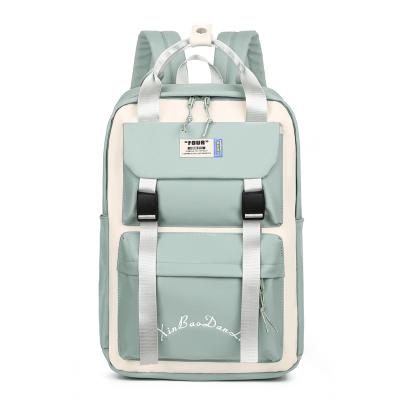 China Custom logo anti-theft men and women backpack fashionable Korean high school student school bag girl school bag for sale