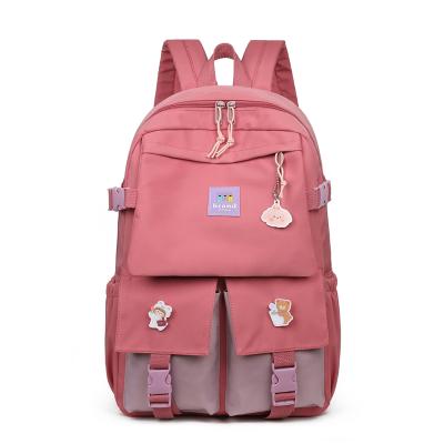 China Fashion PuRui School Bag Backpack Anti-theft Waterproof Nylon School Bags Kids Girls Boys Ladies Cheap Cute Wholesale Anti-theft Teens for sale