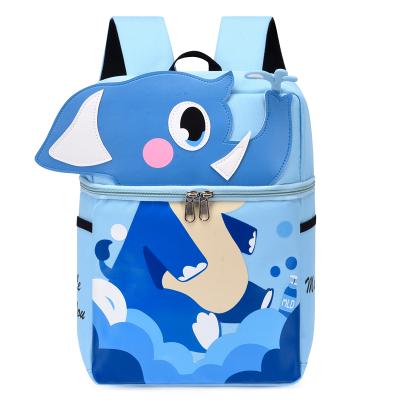 China Waterproof 2022 new 3d cartoon animal children school backpack light weight and durable cute boys and girls school backpack for sale