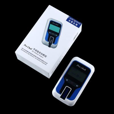 China Quantitative Detect Device Dry Chemistry Analyzer Blood Lipid Uric acid Creatinine Ketone body HbA1C Glucose test CE App for sale