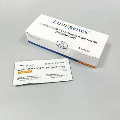 China Novel Coronavirus Antigen Rapid Test Kit Colloidal Gold CE Approved for sale