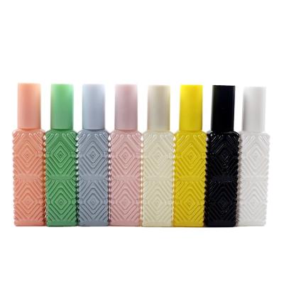 China Personal Care Factory Wholesale Fancy Multicolor12ml Bottle Bulk Custom Empty Perfume Bottles With Spray Cap for sale