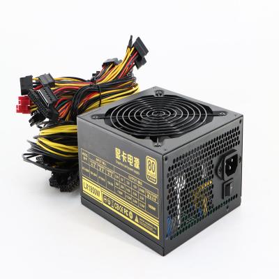 China Desktop Changeover Power Supply 3060 3070 3080 3090 for Modular PSU Power Supply ATX FULL 1800w for sale