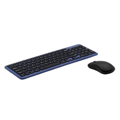 China OEM ABS Standard Anti-drop Mini Desktop Computer Flexible Black Wireless Keyboard And Mouse Combo for sale