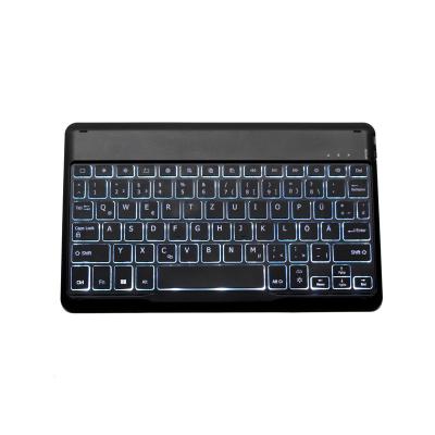 China ABS Waterproof Computer Keyboard Mini Black Wireless Portable High Quality Silent Backlit Wireless Keyboard for sale