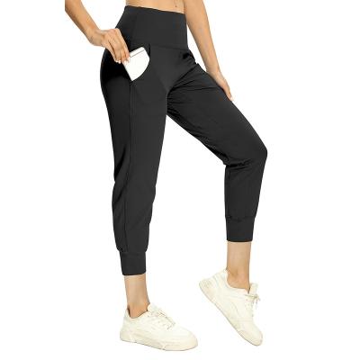 China Women's Summer Waist Elastic Yoga Pants Breathable Hip Lift High Elastic Self-cultivation Compression Anti-Squatting Yoga Pants for sale