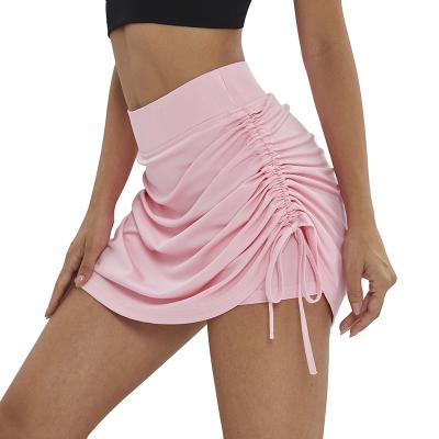 China Sets High Quality Women's Tennis Skirt With Shorts Sports Tennis Skirts Women Sportswear for sale