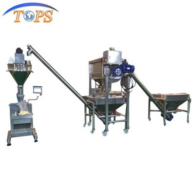 China Automatic Food Grain Powder Packing and Filling Machine Line for sale