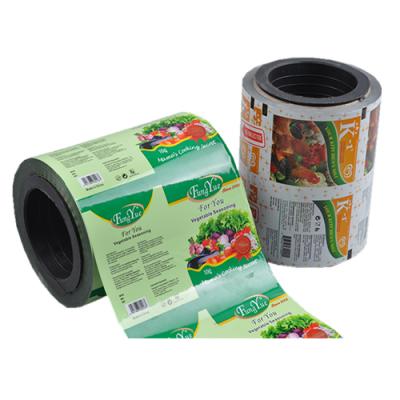 China Custom Printed Roll Film Moisture Proof Laminated Heat Sealable Flexible Wrapping Film Roll Printed Plastic Roll Stock for sale