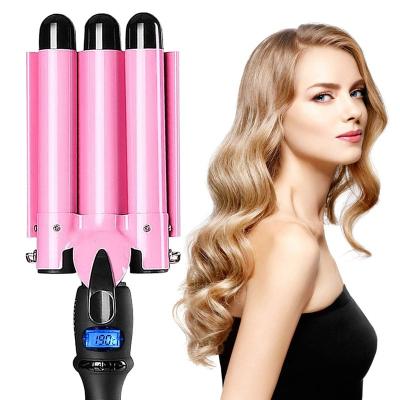 China Hair Curler Fast Heating Roller Styler 2 in 1 Aurora Portable 360 ​​Rotate Automatic Mini Hair Curler Display for sale