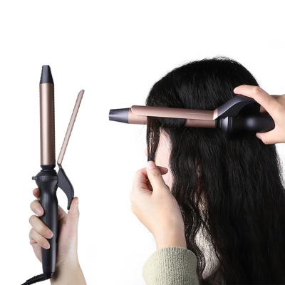 China Hot Selling HAIR CURLERS Led Display Tension Hair Rollers Curling Iron Curling Iron Custom Ceramic Hair Curler Professional for sale