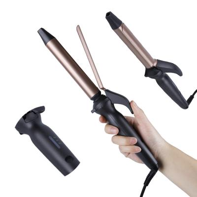 China HAIR CURLER 360 Degree Rotating Wire Hair Styling Tools LCD Ceramic Ion Iron Curling Hair Curler Hair Curler for sale