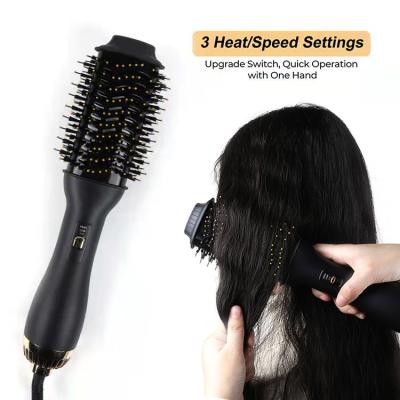 China One Step Hair Dryer Hair Dryer Straightener Quick Brush Comb Ionic Hot Airbrush Hair Comb for sale