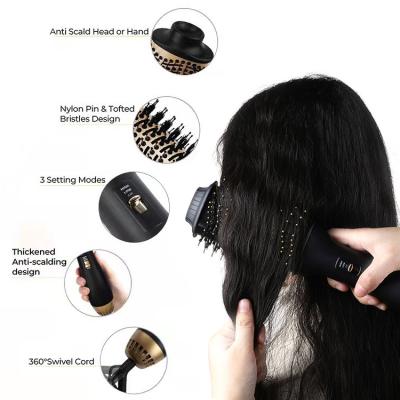 China Best Straight Hair Comb Salon Tools Custom Hair Broom Brush Dryer Straightener Brush Hair Dryer Brush For Hair Styling for sale