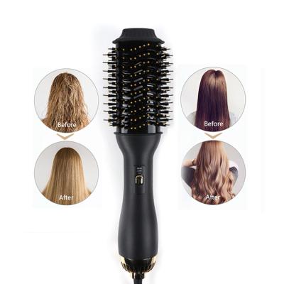 China Hot Air Comb Cheap Straight Hair Comb Hair Dryer Comb Safety Factory Price Professional Hair Straightener Brush for sale