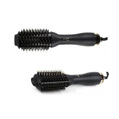 China Hot Step Ion Hair Straightening Brush Negative Ionic Hair Straightener Comb and Volumizer Airbrush One Step for sale