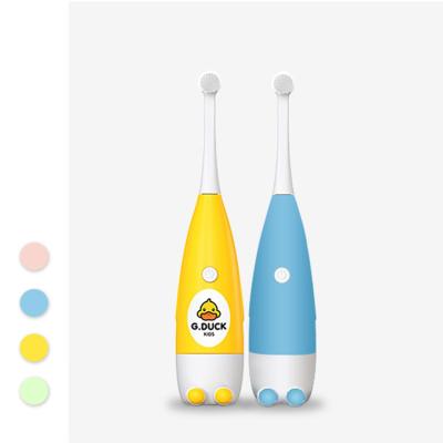 China Portable Children's Electric Toothbrush OEM Design Safty Sonic Vibration Electric Toothbrush For Cute Kids for sale