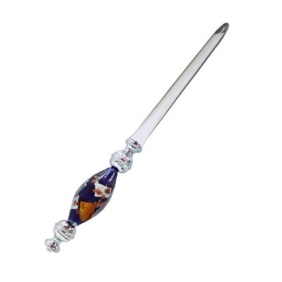 China Murano Glass and Metal Murano Letter Opener for Business Anniversary Gifts for sale