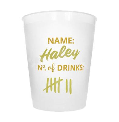 China Traditional Food Grade Plastic Promotional Custom Party Cups Plastic Frosted Cups for sale