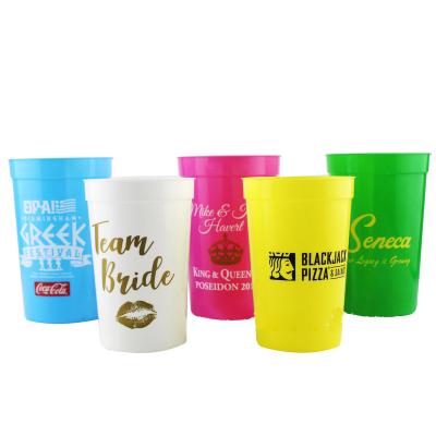 China Event/Party/Holiday/Plastic Cups Stadium Cups Promotional Wholesale Reusable Custom Party Mugs for sale