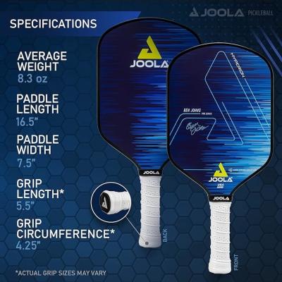 China Lightweight Elongated Pickleball Paddle Honeycomb Polypropylene Core for sale