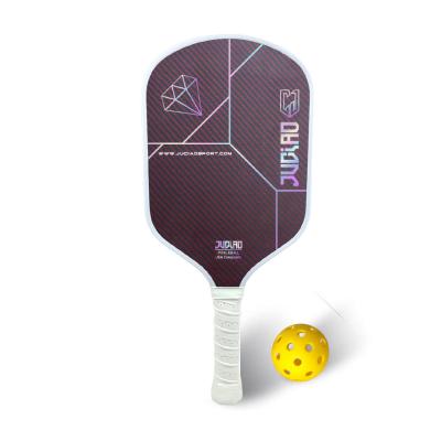 China 3K Carbon Fiber Pickleball Paddles for Kids 418cm Length Cold Cut Molded 1 Racket 1 Ball for sale