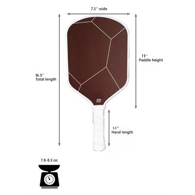 China Adults Thermoformed Pickleball Paddle Outdoor Red Pickleball Paddle 16mm for sale