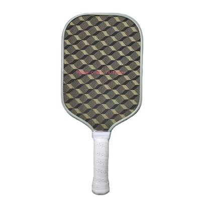 China Thermoformed Carbon Fiber Pickleball Paddle Red Aramid Fiber Pickleball Paddle for sale