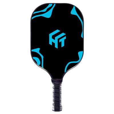 China Hot Pressed TPU Edge Pickleball Paddle with Custom Logo Plate and Fiberglass Material for sale