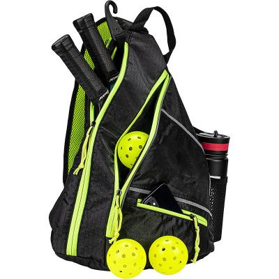 China Waterproof Pickleball Sling Bag Custom For Sports / Tennis Racquet for sale